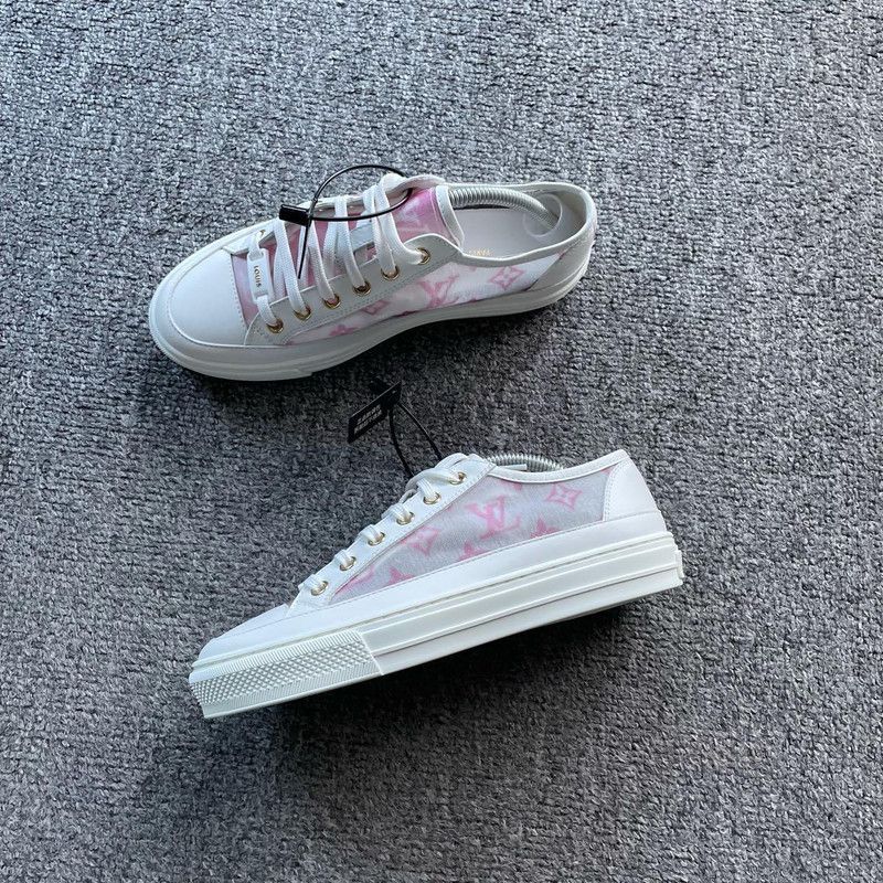 Louis Vuitton Louis Vuitton Stellar Low-Top Fashion Sneakers 0079 Size US 5 / IT 35 - 3 Thumbnail