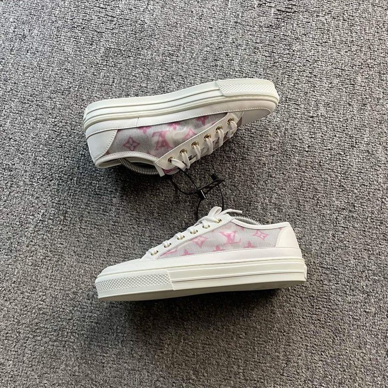 Louis Vuitton Louis Vuitton Stellar Low-Top Fashion Sneakers 0079 Size US 5 / IT 35 - 5 Thumbnail