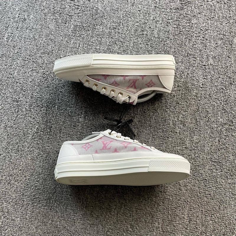 Louis Vuitton Louis Vuitton Stellar Low-Top Fashion Sneakers 0079 Size US 5 / IT 35 - 6 Thumbnail