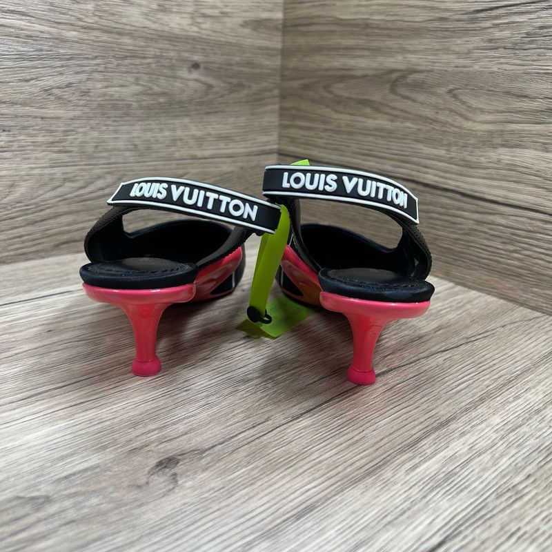 Louis Vuitton Louis Vuitton Archlight High Heels in Black and Pink 0079 Size US 5 / IT 35 - 5 Thumbnail