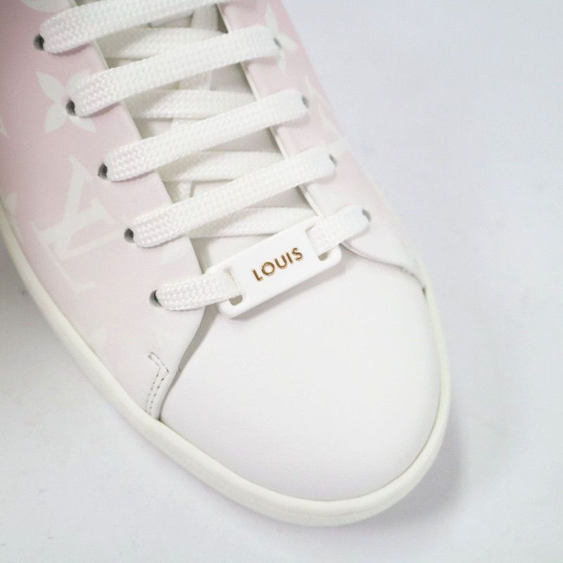 Louis Vuitton Louis Vuitton Pink Leather Casual Low-Top Sneakers 0079 Size US 6 / IT 36 - 14 Thumbnail