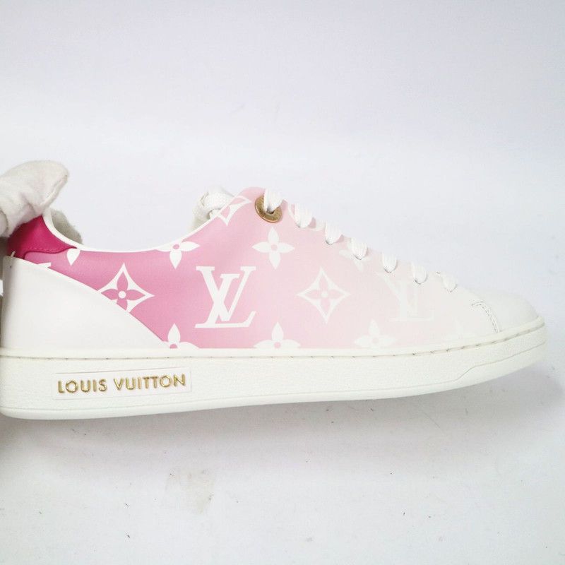 Louis Vuitton Louis Vuitton Pink Leather Casual Low-Top Sneakers 0079 Size US 6 / IT 36 - 11 Thumbnail