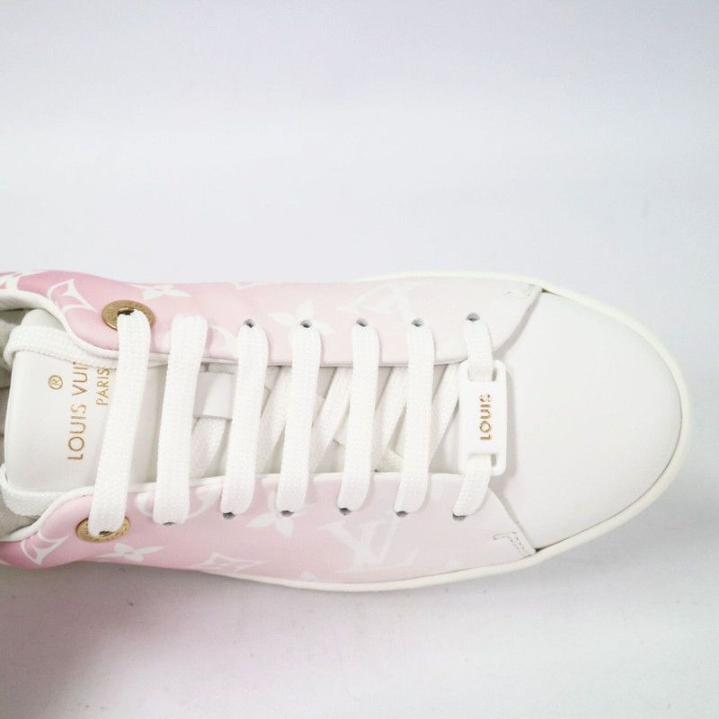 Louis Vuitton Louis Vuitton Pink Leather Casual Low-Top Sneakers 0079 Size US 6 / IT 36 - 13 Thumbnail