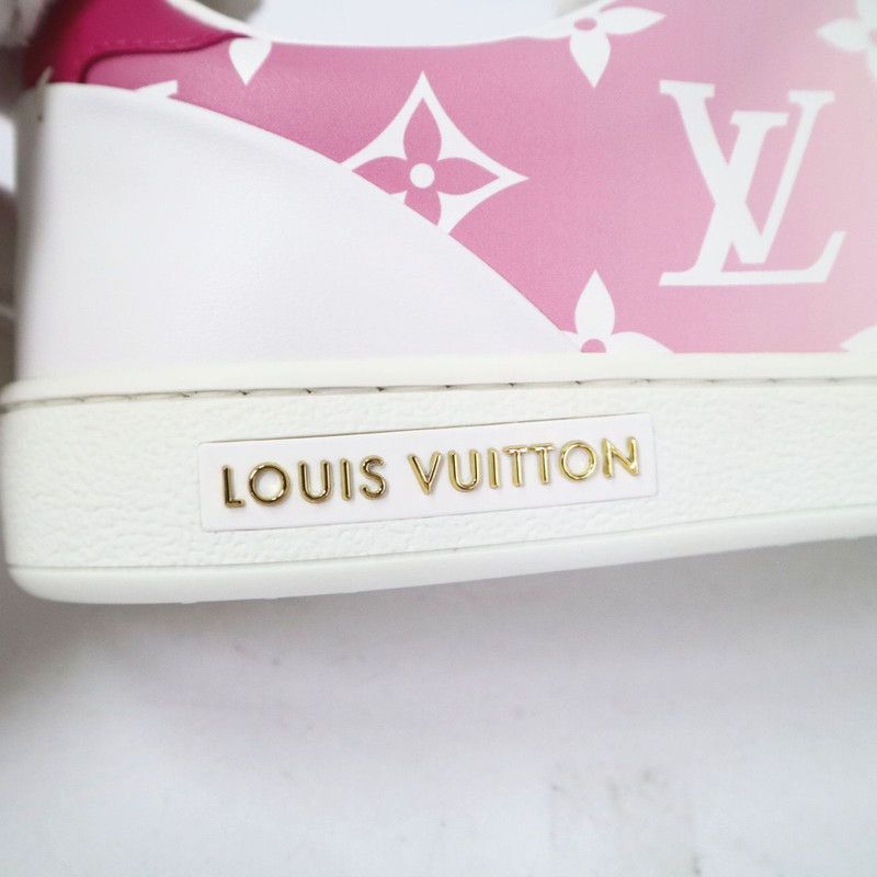 Louis Vuitton Louis Vuitton Pink Leather Casual Low-Top Sneakers 0079 Size US 6 / IT 36 - 12 Thumbnail