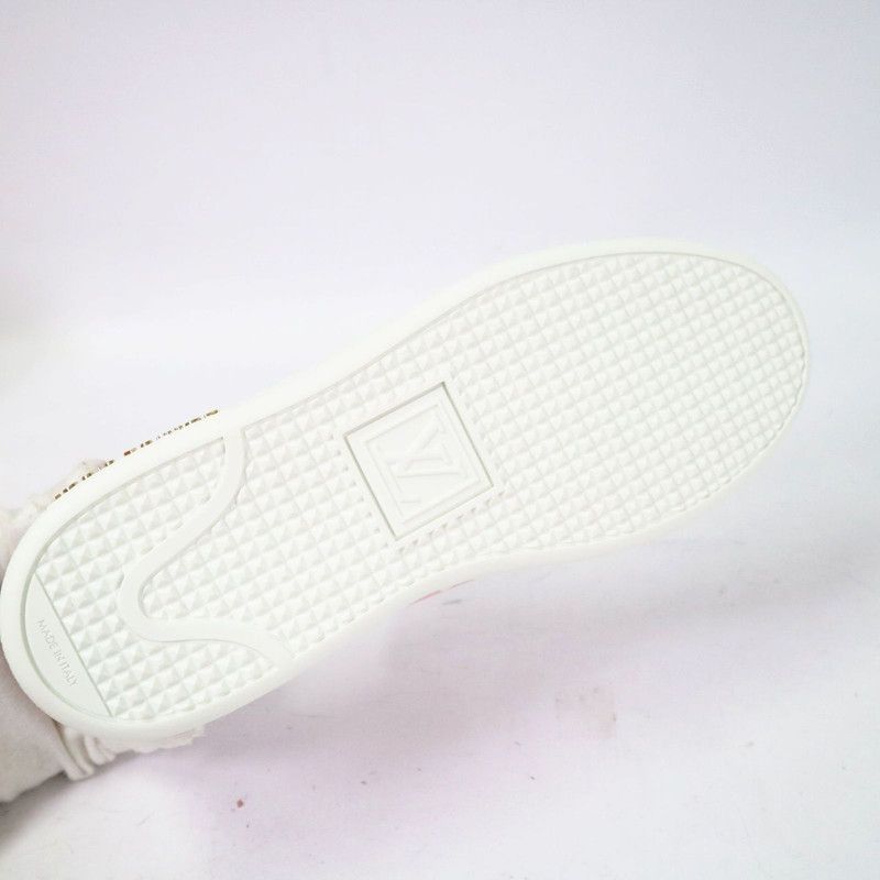 Louis Vuitton Louis Vuitton Pink Leather Casual Low-Top Sneakers 0079 Size US 6 / IT 36 - 7 Thumbnail