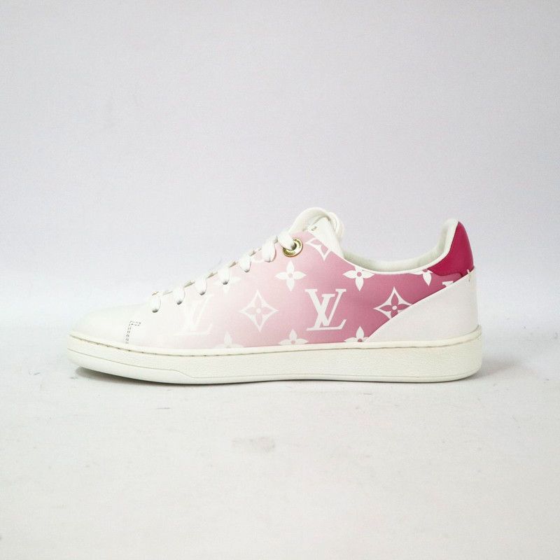 Louis Vuitton Louis Vuitton Pink Leather Casual Low-Top Sneakers 0079 Size US 6 / IT 36 - 5 Thumbnail