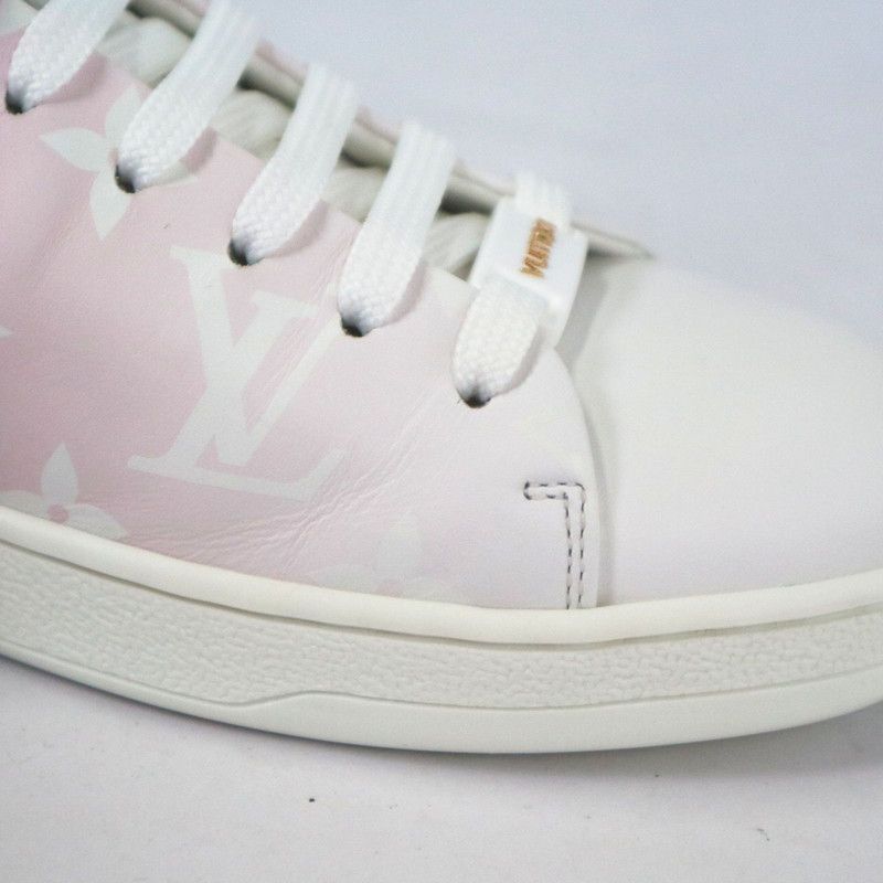 Louis Vuitton Louis Vuitton Pink Leather Casual Low-Top Sneakers 0079 Size US 6 / IT 36 - 10 Thumbnail