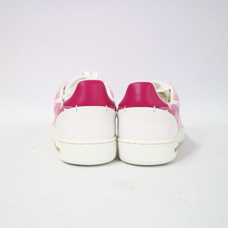 Louis Vuitton Louis Vuitton Pink Leather Casual Low-Top Sneakers 0079 Size US 6 / IT 36 - 3 Thumbnail