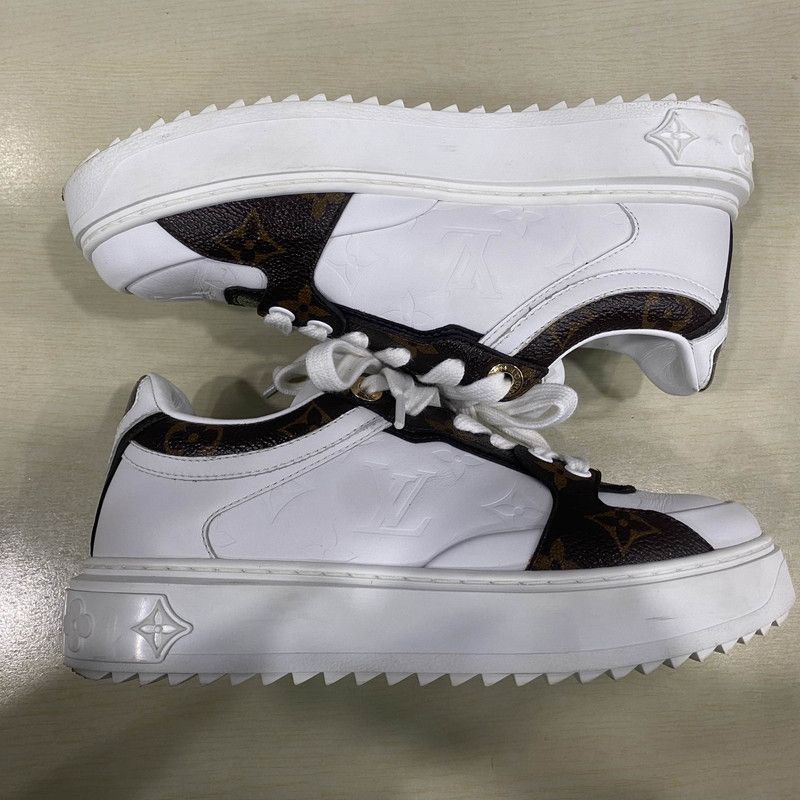 Louis Vuitton Louis Vuitton Time Out Stylish Low-Top Sneakers 0079 Size US 6 / IT 36 - 6 Thumbnail