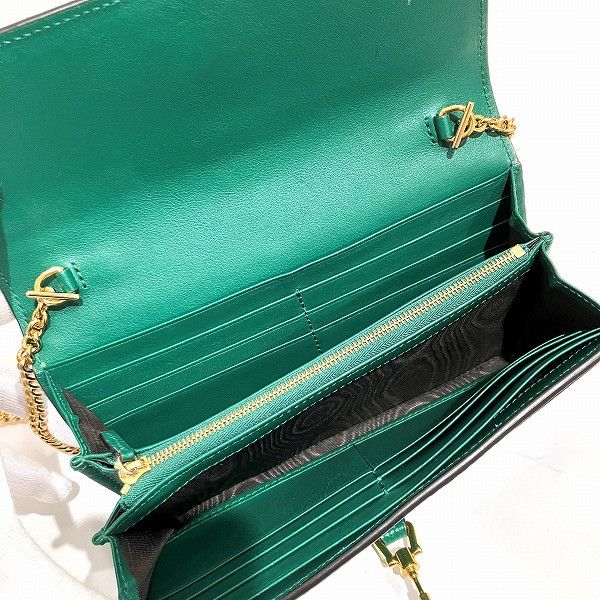Gucci Gucci Gucci Jackie 1961 Python Chain Wallet Natural Material Short Wallet 652681 Size ONE SIZE - 2 Thumbnail