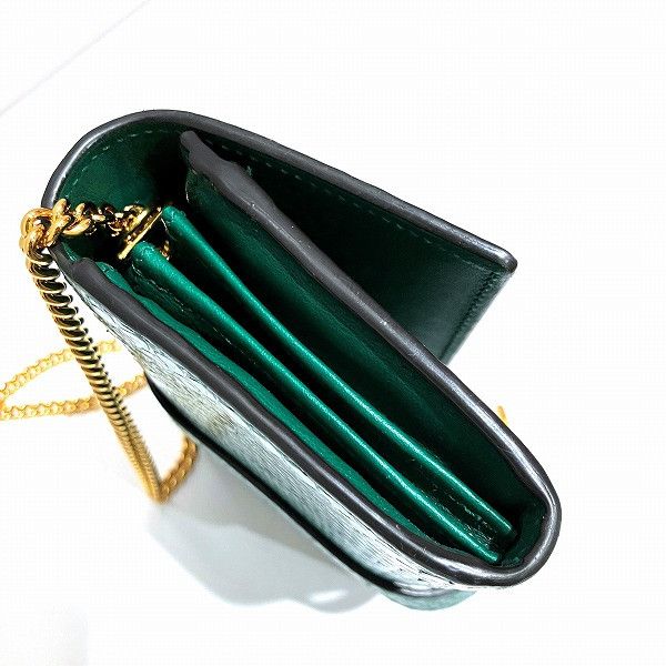 Gucci Gucci Gucci Jackie 1961 Python Chain Wallet Natural Material Short Wallet 652681 Size ONE SIZE - 3 Thumbnail