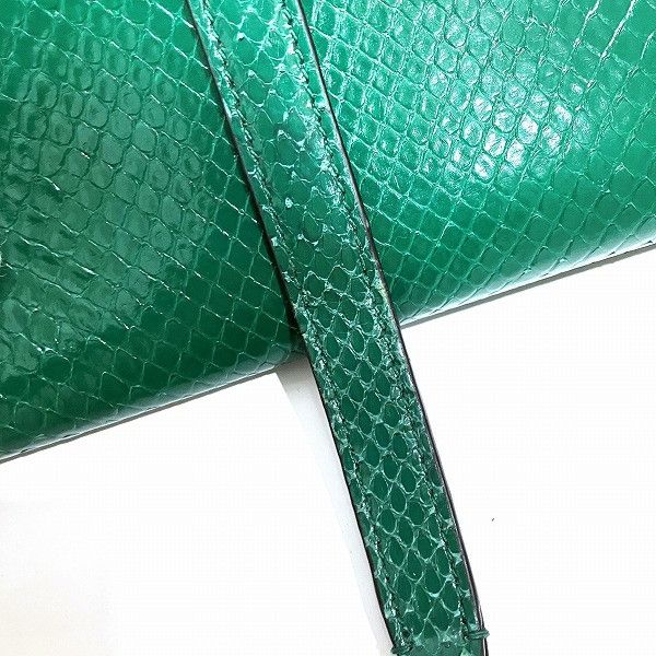 Gucci Gucci Gucci Jackie 1961 Python Chain Wallet Natural Material Short Wallet 652681 Size ONE SIZE - 9 Thumbnail