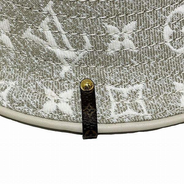 Louis Vuitton Louis Vuitton Louis Vuitton Chapeau Monogram Jacquard Hat Denim Hats M7058M Size ONE SIZE - 7 Thumbnail