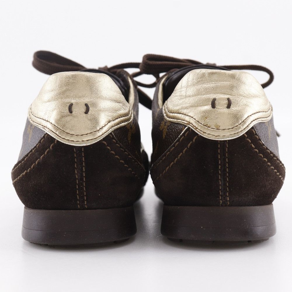 Louis Vuitton Louis Vuitton Louis Vuitton Low Cut Monogram Canvas Patent Leather Sneakers Canvas Shoes DUTY FREE for USA Size ONE SIZE - 3 Thumbnail