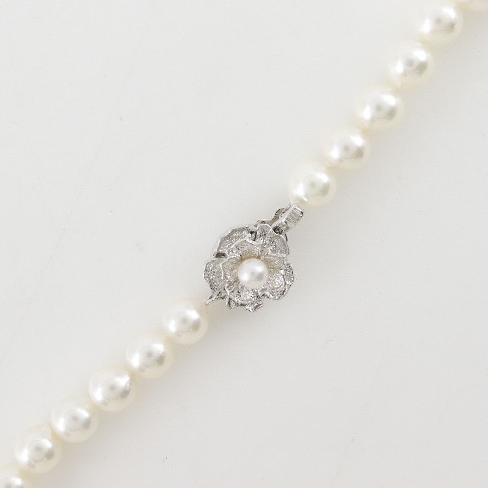Other Other Pearl Silver Necklace Metal Necklace DUTY FREE for USA Size ONE SIZE - 4 Thumbnail