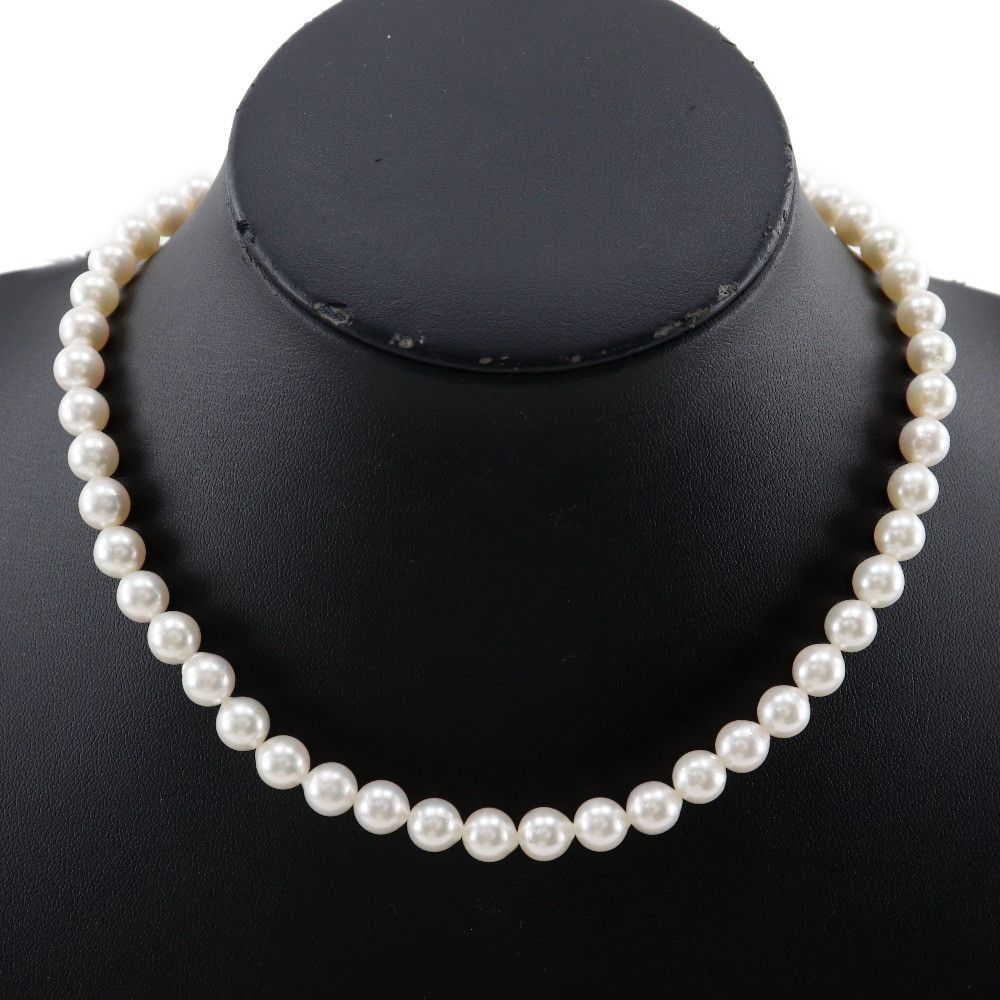 Other Other Pearl Silver Necklace Metal Necklace DUTY FREE for USA Size ONE SIZE - 2 Thumbnail