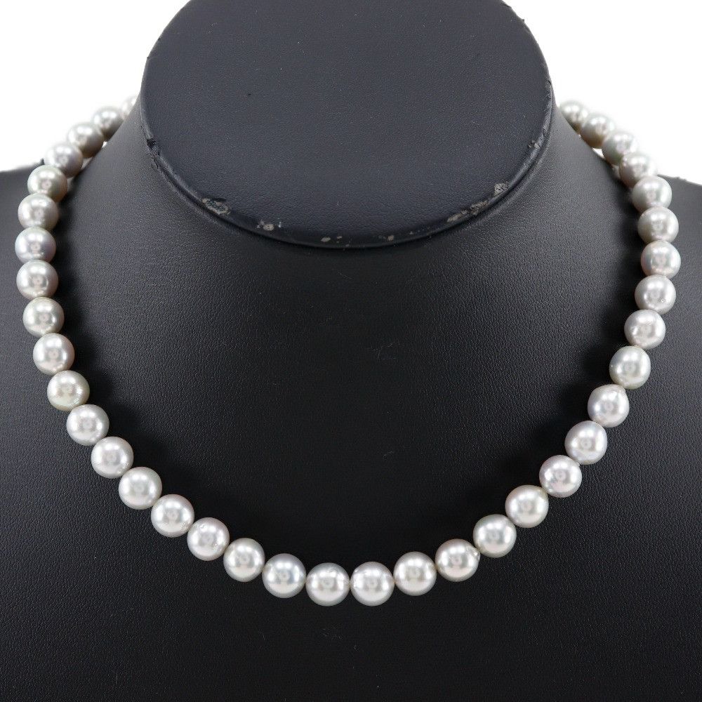 Other Other Pearl Silver Necklace Metal Necklace Size ONE SIZE - 2 Thumbnail