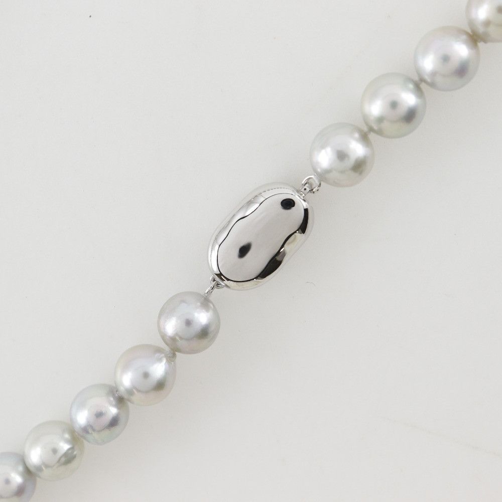 Other Other Pearl Silver Necklace Metal Necklace Size ONE SIZE - 4 Thumbnail