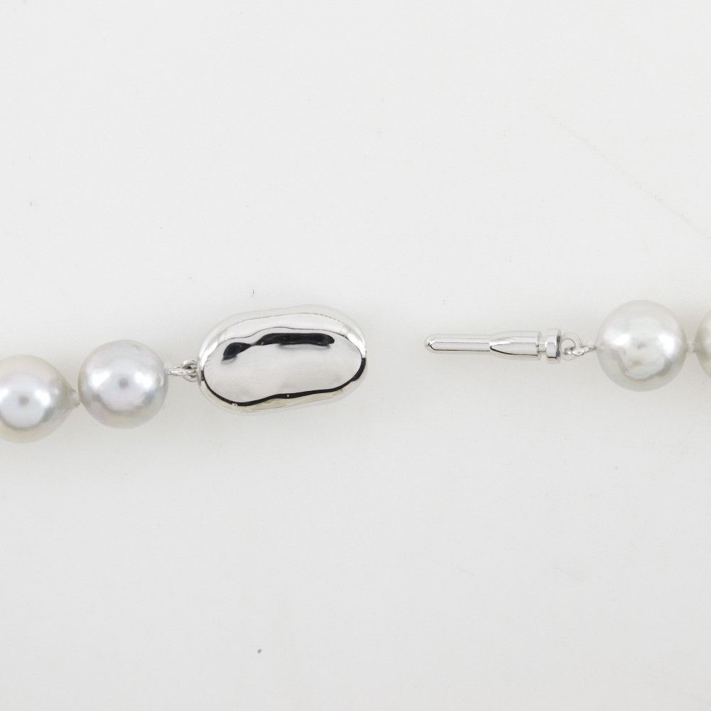 Other Other Pearl Silver Necklace Metal Necklace Size ONE SIZE - 5 Thumbnail