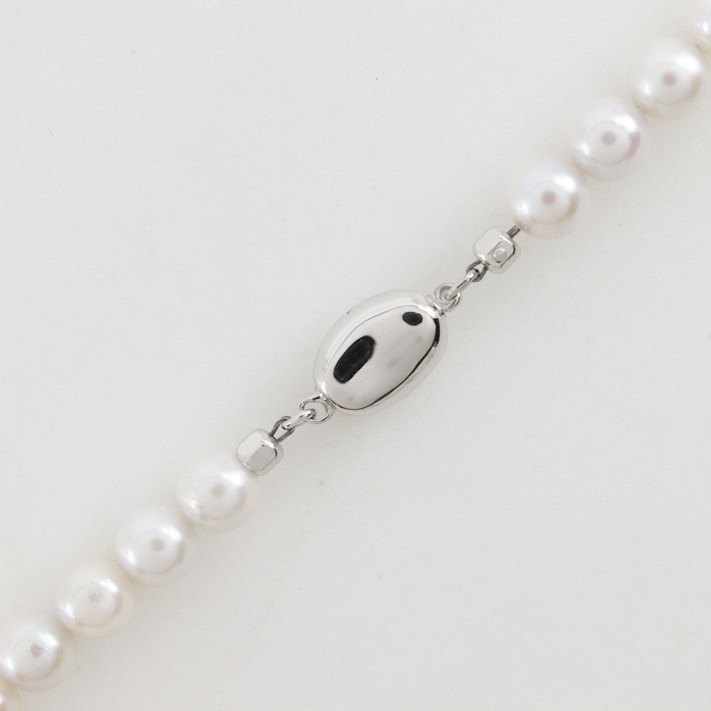 Other Other 2WAY Flower Pearl Silver Necklace Metal Necklace DUTY FREE for USA Size ONE SIZE - 5 Thumbnail