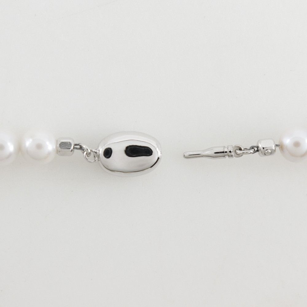 Other Other 2WAY Flower Pearl Silver Necklace Metal Necklace DUTY FREE for USA Size ONE SIZE - 6 Thumbnail