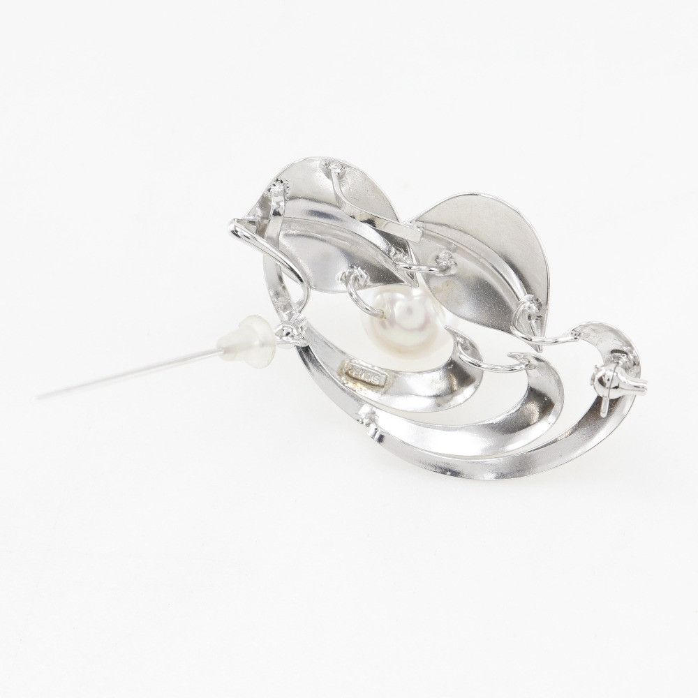 Other Other 2WAY Pearl Silver 2way Necklace Metal Necklace DUTY FREE for USA Size ONE SIZE - 9 Thumbnail