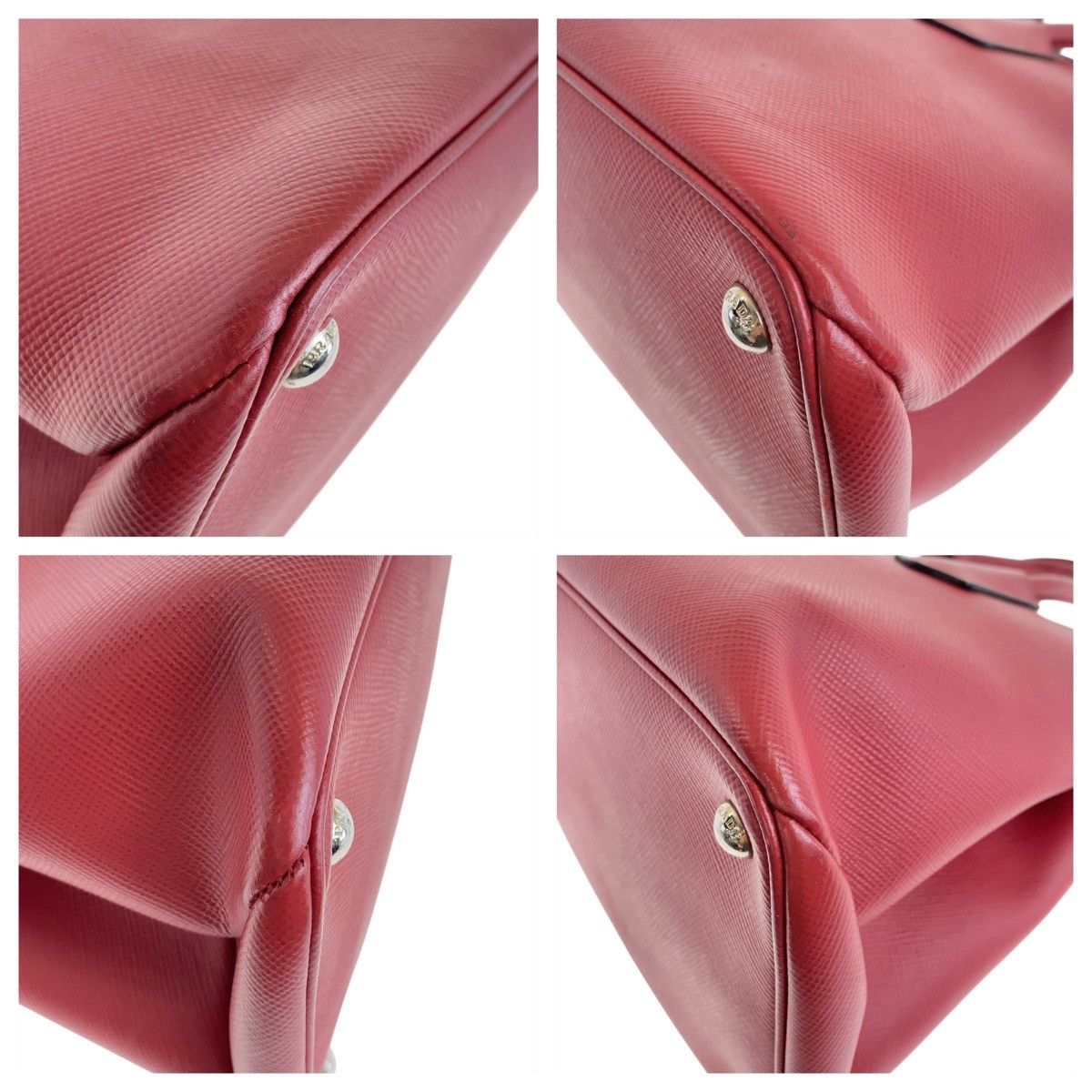 Prada Prada Prada Saffiano Leather Tote Bag Leather Tote Bag DUTY FREE for USA Size ONE SIZE - 3 Thumbnail