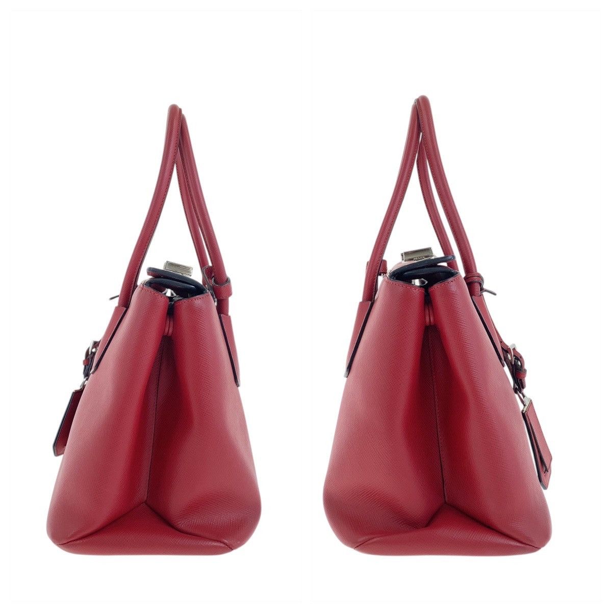 Prada Prada Prada Saffiano Leather Tote Bag Leather Tote Bag DUTY FREE for USA Size ONE SIZE - 7 Thumbnail