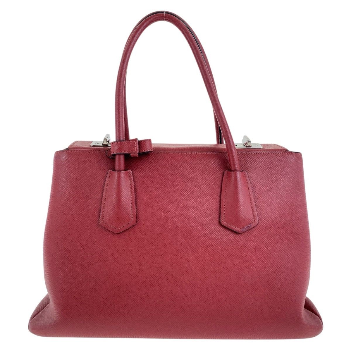 Prada Prada Prada Saffiano Leather Tote Bag Leather Tote Bag DUTY FREE for USA Size ONE SIZE - 2 Thumbnail