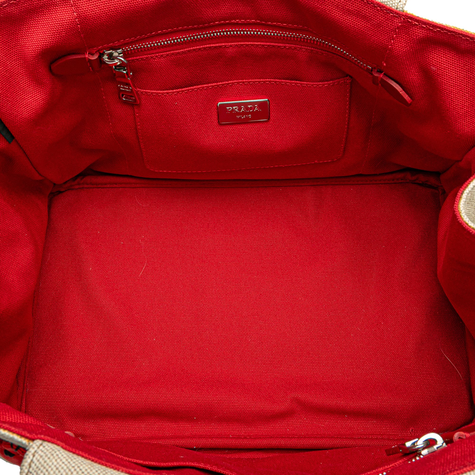 Prada Prada Canvas Canapa Mistolino Tote Size ONE SIZE - 4 Thumbnail