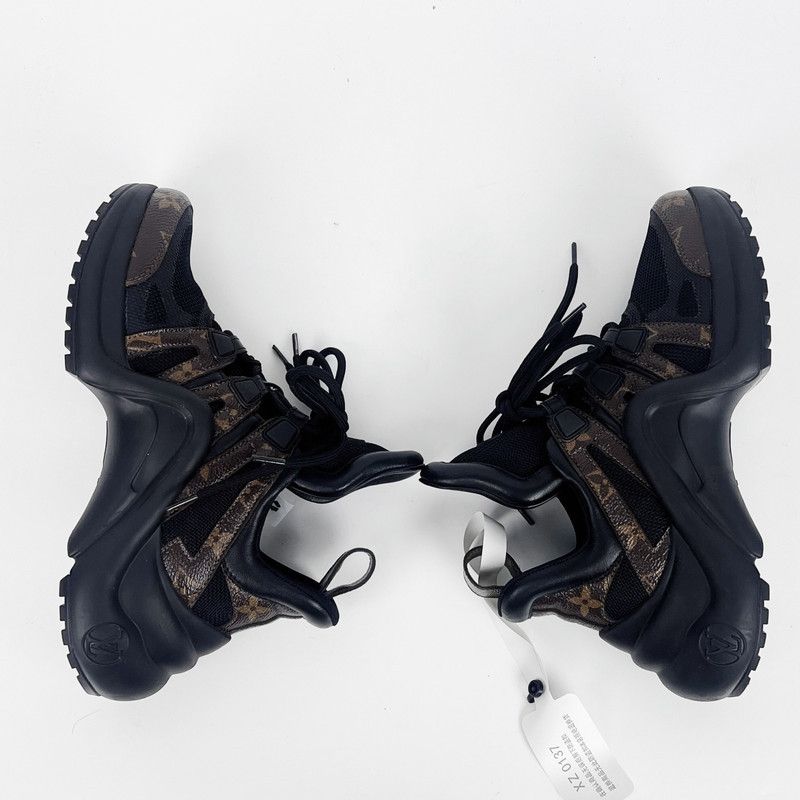 Louis Vuitton Louis Vuitton Archlight Black Casual Sports Shoes 0079 Size US 5 / IT 35 - 3 Thumbnail