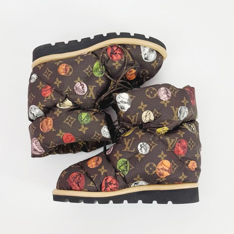 Louis Vuitton Louis Vuitton Elegant Brown Snow Boots for Women 0079 Size US 5 / IT 35 - 2 Thumbnail