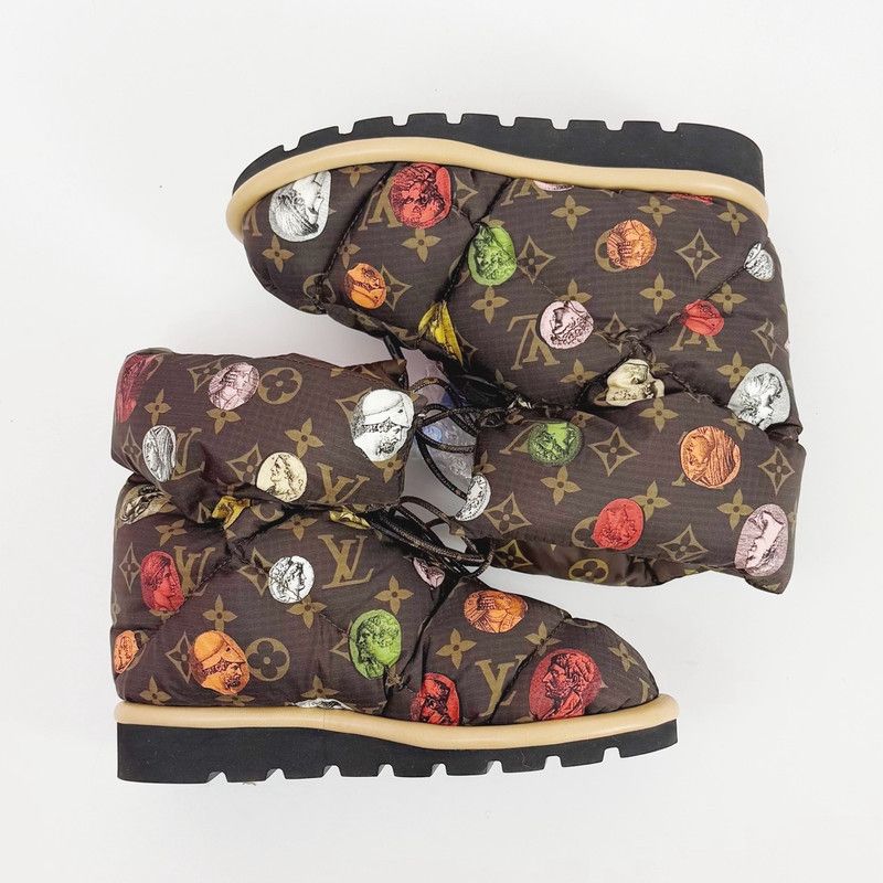 Louis Vuitton Louis Vuitton Elegant Brown Snow Boots for Women 0079 Size US 5 / IT 35 - 3 Thumbnail