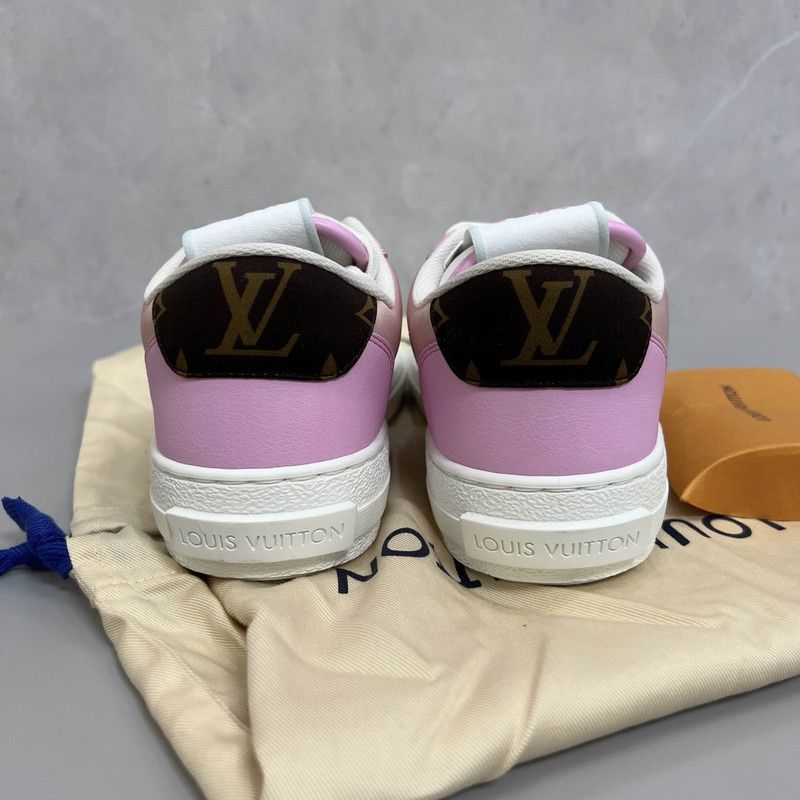 Louis Vuitton Louis Vuitton Charlie Pink Low Top Sneakers 0079 Size US 6 / IT 36 - 3 Thumbnail