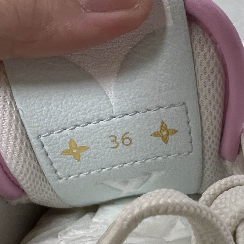 Louis Vuitton Louis Vuitton Charlie Pink Low Top Sneakers 0079 Size US 6 / IT 36 - 5 Thumbnail