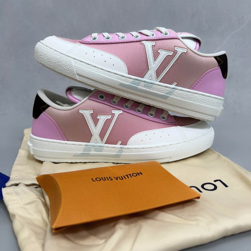 Louis Vuitton Louis Vuitton Charlie Pink Low Top Sneakers 0079 Size US 6 / IT 36 - 6 Thumbnail