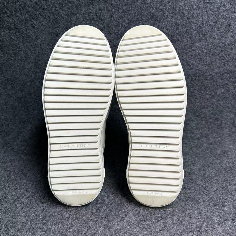 Louis Vuitton Louis Vuitton White Leather Low-Top Sneakers 0079 Size US 6 / IT 36 - 4 Thumbnail