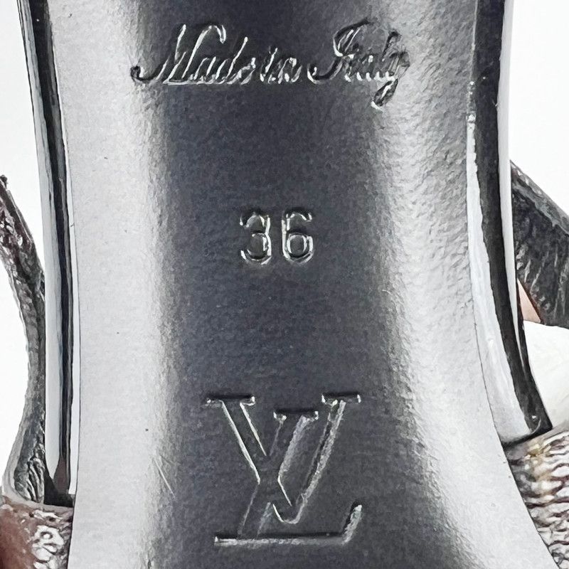 Louis Vuitton Louis Vuitton Chérie Brown High Heels for Women 0079 Size US 6 / IT 36 - 7 Thumbnail