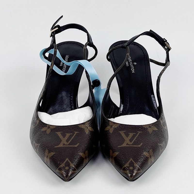 Louis Vuitton Louis Vuitton Chérie Brown High Heels for Women 0079 Size US 6 / IT 36 - 2 Thumbnail