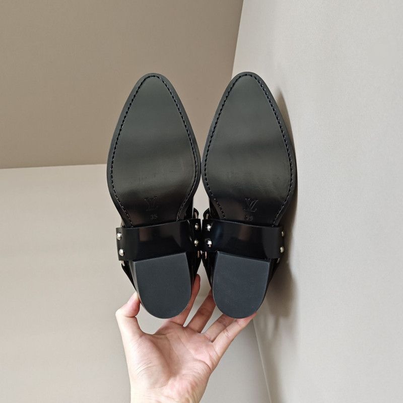 Louis Vuitton Louis Vuitton Rhapsody Classic Black Short Boots 0079 Size US 5 / IT 35 - 4 Thumbnail