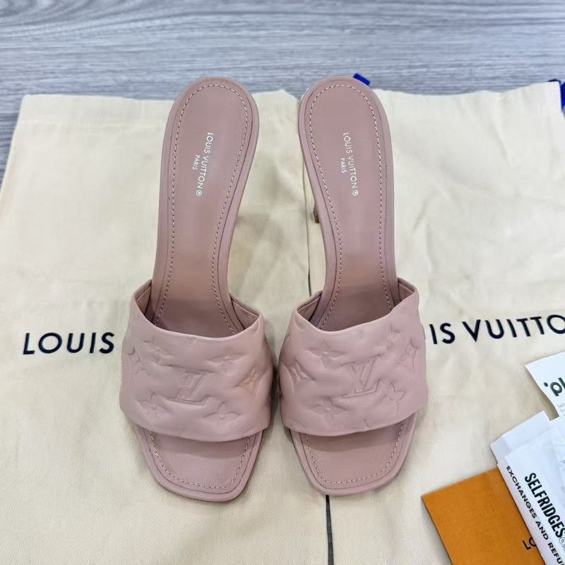 Louis Vuitton Louis Vuitton Revival Pink Slide Sandals for Women 0079 Size US 9 / IT 39 - 2 Thumbnail