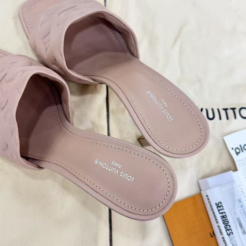 Louis Vuitton Louis Vuitton Revival Pink Slide Sandals for Women 0079 Size US 9 / IT 39 - 6 Thumbnail