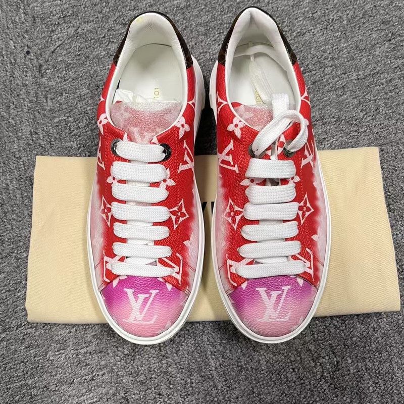 Louis Vuitton Louis Vuitton Time Out Casual Sneakers for Women 0079 Size US 5 / IT 35 - 2 Thumbnail