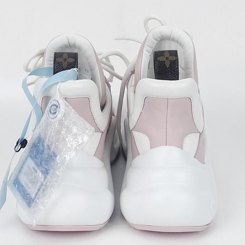 Louis Vuitton Louis Vuitton Archlight Pink Leather Sneakers 0079 Size US 9 / IT 39 - 3 Thumbnail
