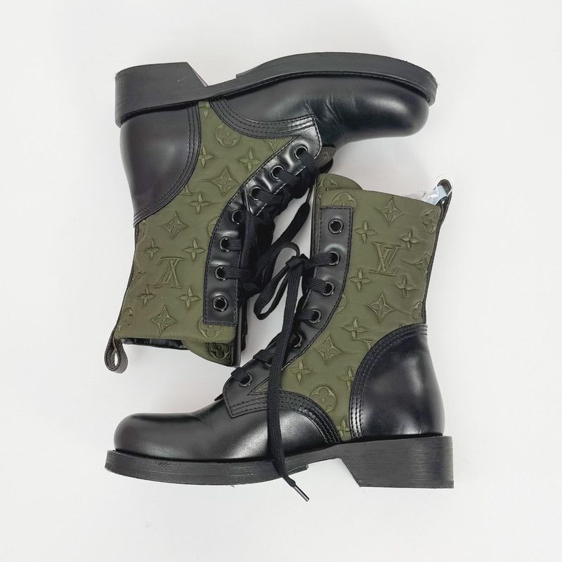Louis Vuitton Louis Vuitton Metropolis Stylish Combat Boots 0079 Size US 6 / IT 36 - 7 Thumbnail