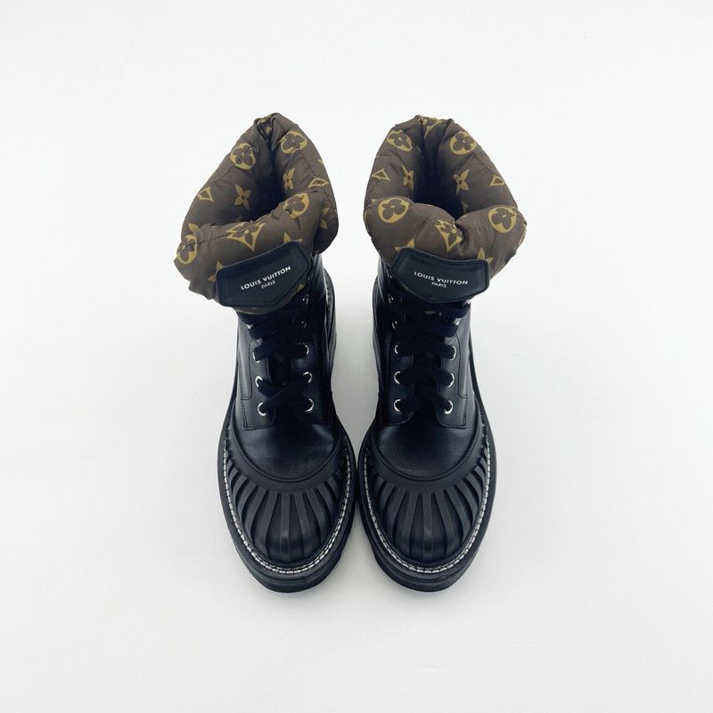 Louis Vuitton Louis Vuitton Beaubourg Ankle Boots for Women 0079 Size US 6 / IT 36 - 2 Thumbnail