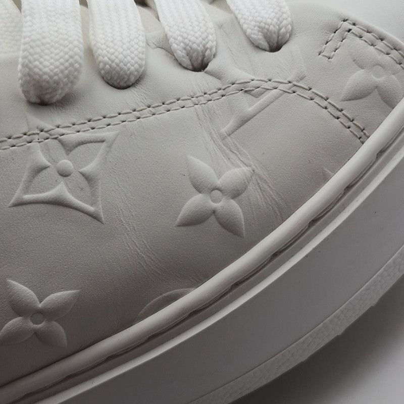 Louis Vuitton Louis Vuitton Time Out White Sneakers for Women 0079 Size US 5 / IT 35 - 7 Thumbnail