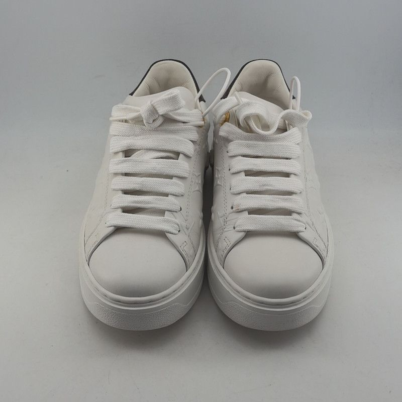 Louis Vuitton Louis Vuitton Time Out White Sneakers for Women 0079 Size US 5 / IT 35 - 2 Thumbnail