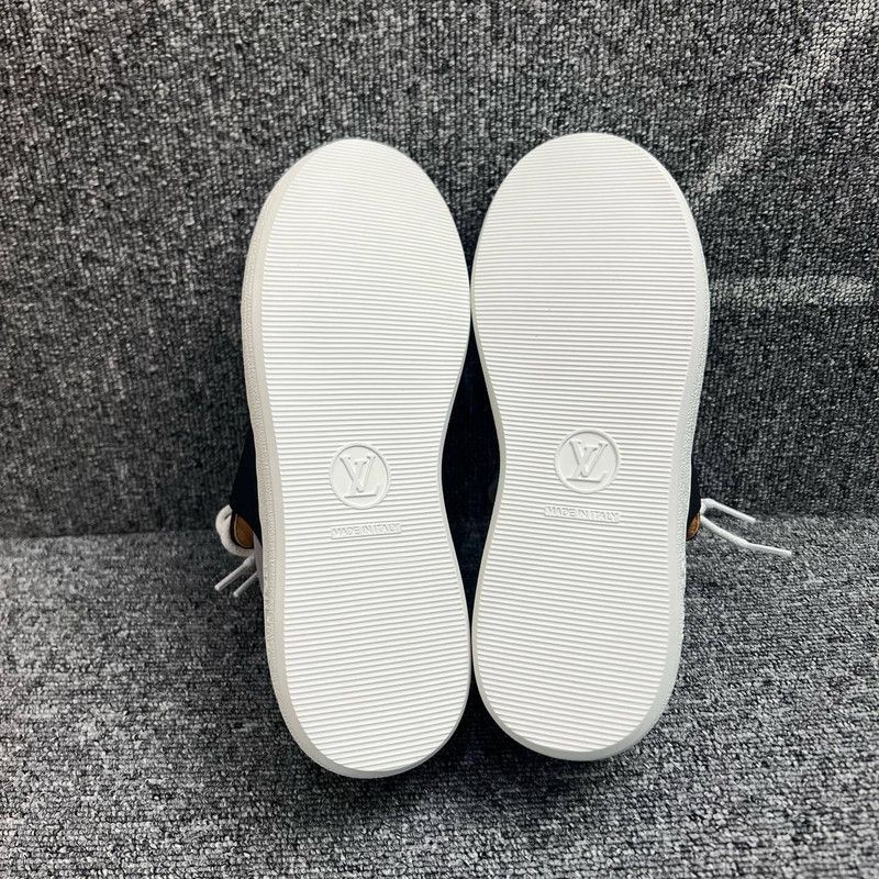 Louis Vuitton Louis Vuitton Grey Blue Low-Top Sneakers 0079 Size US 6 / IT 36 - 4 Thumbnail