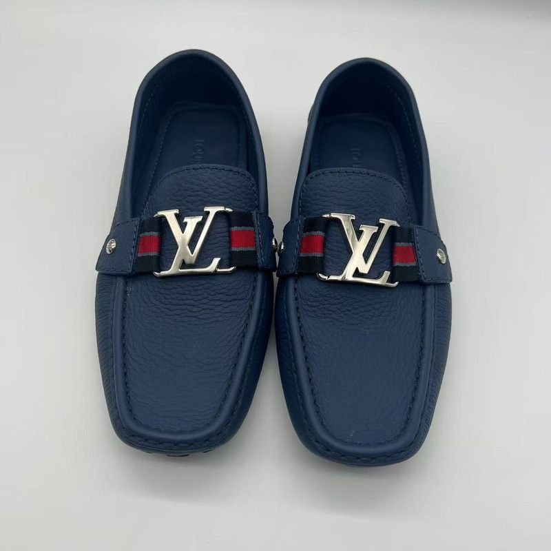 Louis Vuitton Louis Vuitton Classic Leather Casual Shoes in Black 0079 Size US 9 / IT 39 - 2 Thumbnail